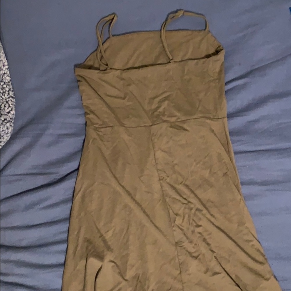 NWT! Flowy green casual dress. Very flattering!